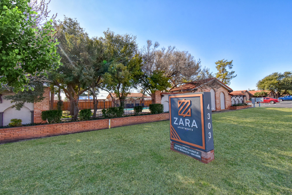 Zara Apartments community exterior